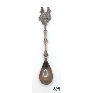 Vintage Kaasdragers Alkmaar Silver Plated Souvenir Collector 4.5" Spoon